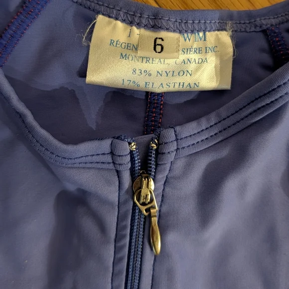 Blue Kids One Piece with Red Accents - Picture 3 of 4